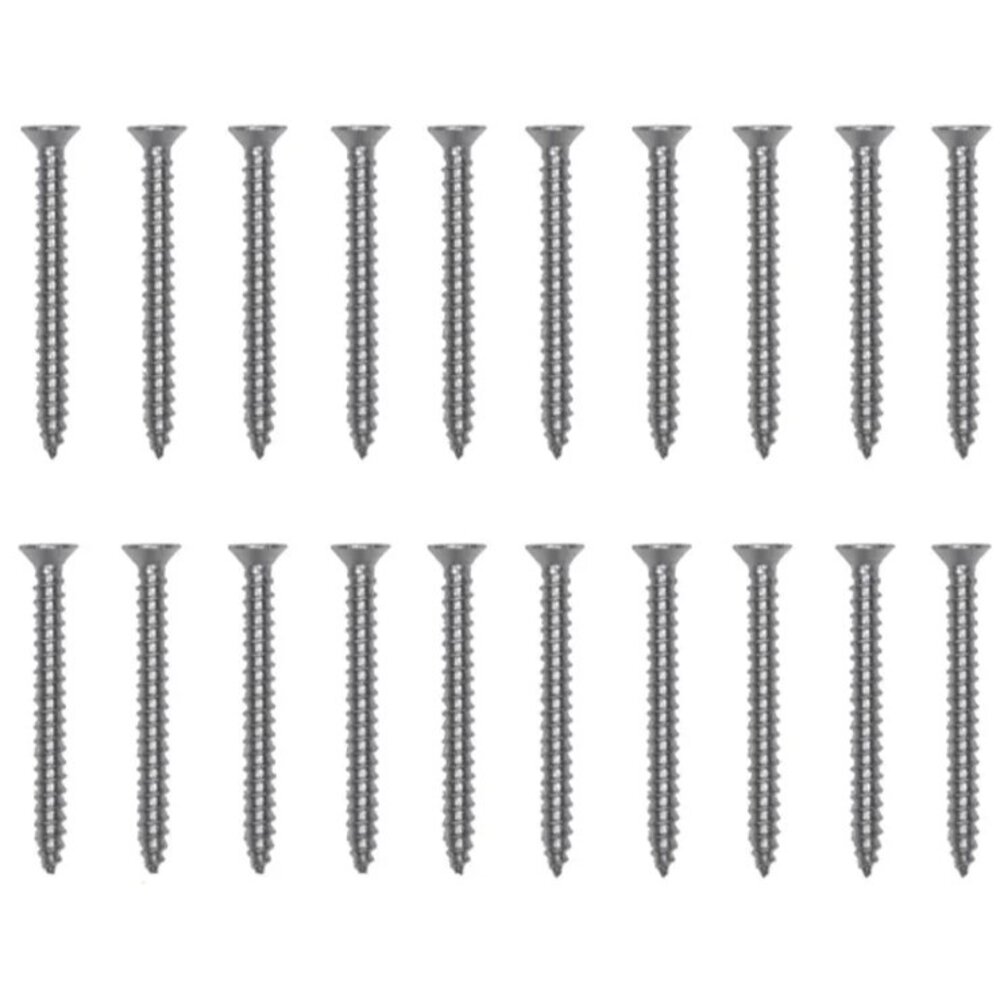 Platinum Platinum Sun & Shade schroeven 20x voor de bevestiging van een schaduwdoek