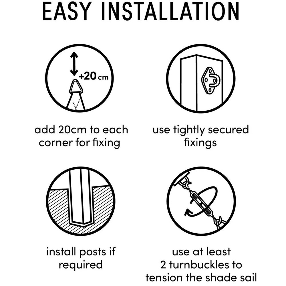 Platinum Platinum Sun & Shade M8 keilhuls voor de bevestiging van een schaduwdoek Platinum Platinum Sun & Shade M8 keilhuls voor de bevestiging van een schaduwdoek