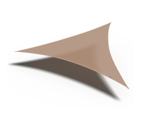 Platinum Platinum Sun & Shade Coolfit schaduwdoek driehoek 360x360x360cm Zand Platinum Platinum Sun & Shade Coolfit schaduwdoek driehoek 360x360x360cm Zand