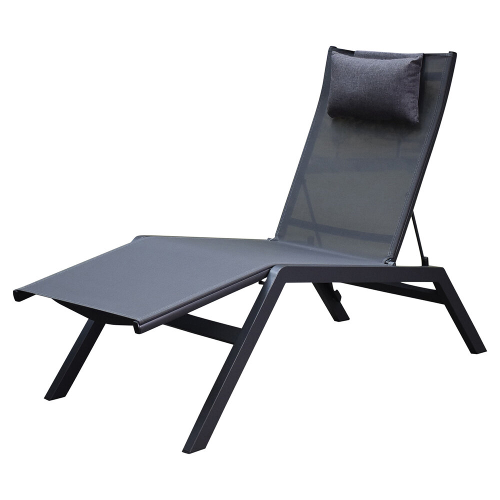 AVH-Collectie Showroommodel Monaco ligbed antraciet textileen AVH-Collectie Showroommodel Monaco ligbed antraciet textileen