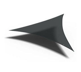 Platinum Platinum Sun & Shade Coolfit schaduwdoek driehoek 360x360x360cm Zwart Platinum Platinum Sun & Shade Coolfit schaduwdoek driehoek 360x360x360cm Zwart