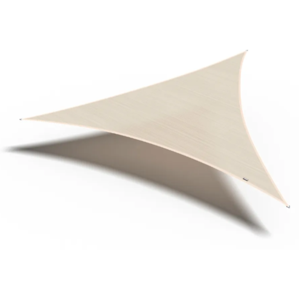 Platinum Platinum Sun & Shade Coolfit schaduwdoek driehoek 360x360x360cm Ecru Wit