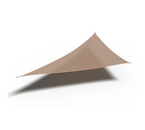 Platinum Platinum Sun & Shade Coolfit schaduwdoek driehoek 90° 570x400x400cm Zand Platinum Platinum Sun & Shade Coolfit schaduwdoek driehoek 90° 570x400x400cm Zand