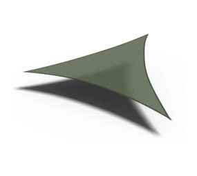 Platinum Platinum Sun & Shade Coolfit schaduwdoek driehoek 500x500x500cm Olijf Platinum Platinum Sun & Shade Coolfit schaduwdoek driehoek 500x500x500cm Olijf