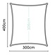 Platinum Platinum Sun & Shade Coolfit schaduwdoek rechthoek 400x300cm Ecru wit Platinum Platinum Sun & Shade Coolfit schaduwdoek rechthoek 400x300cm Ecru wit
