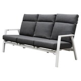 AVH-Collectie Showroommodel Vegas 3-zitsbank verstelbaar aluminium wit AVH-Collectie Showroommodel Vegas 3-zitsbank verstelbaar aluminium wit