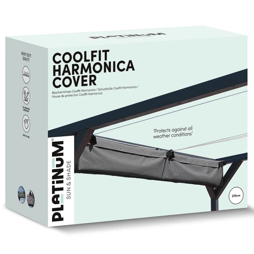 Platinum Platinum Sun & Shade beschermhoes voor een harmonica schaduwdoek 370cm breed Platinum Platinum Sun & Shade beschermhoes voor een harmonica schaduwdoek 370cm breed