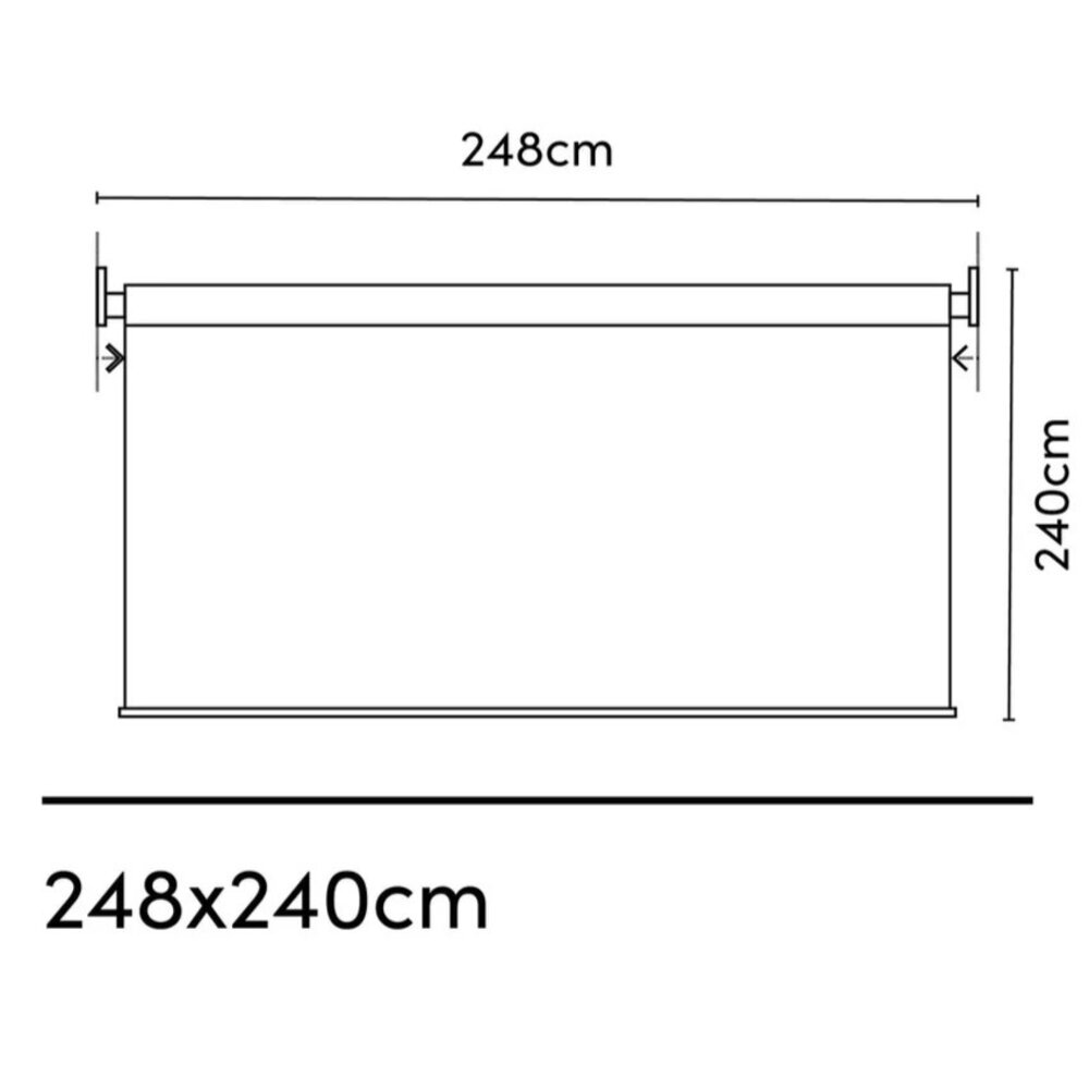 Platinum Platinum Sun & Shade Coolfit rolgordijn B248xL240cm Greige Platinum Platinum Sun & Shade Coolfit rolgordijn B248xL240cm Greige