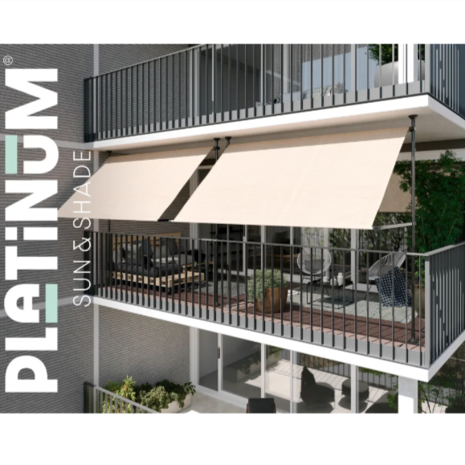 Platinum Platinum Sun & Shade Coolfit rolgordijn B198xL240cm Zwart Platinum Platinum Sun & Shade Coolfit rolgordijn B198xL240cm Zwart
