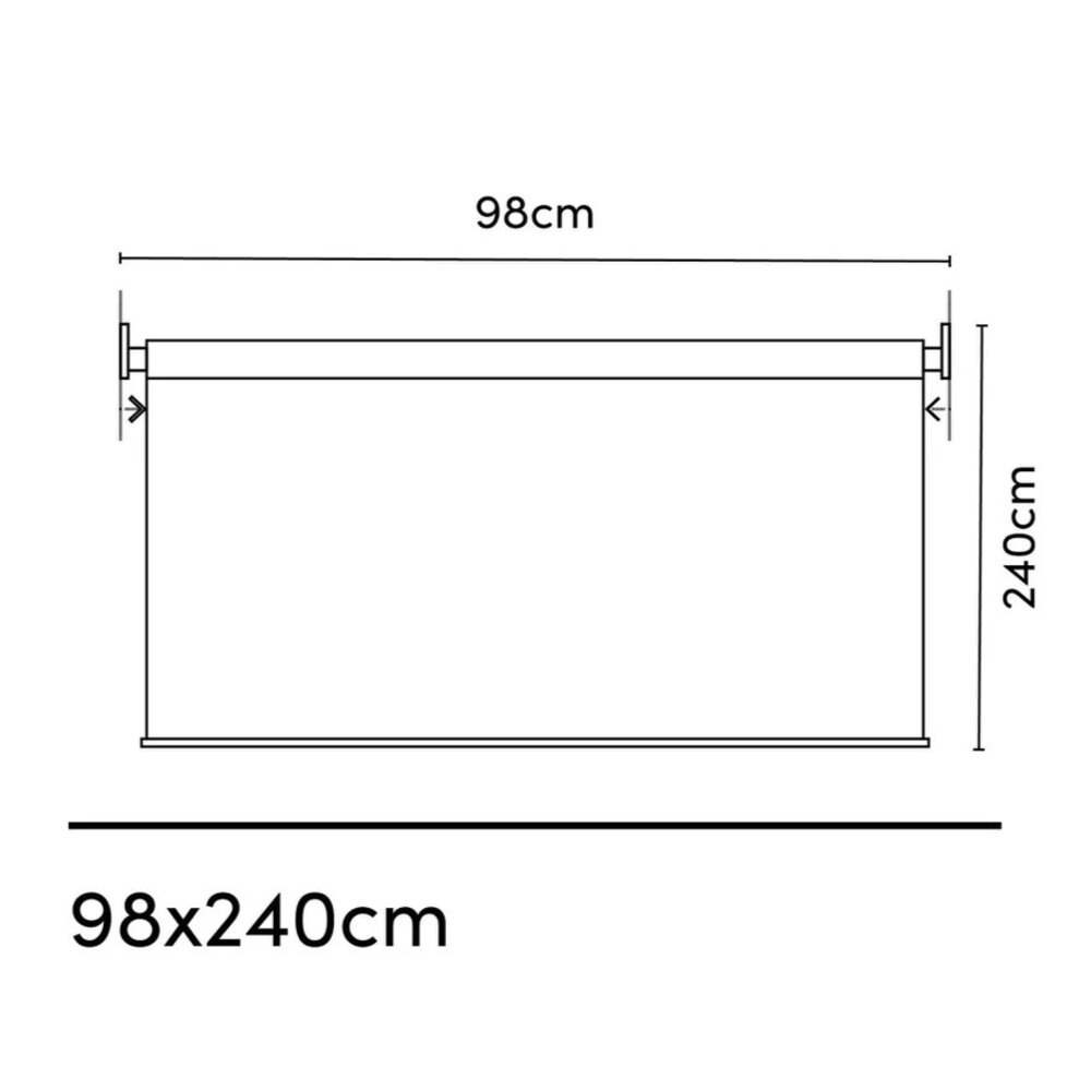 Platinum Platinum Sun & Shade Coolfit rolgordijn B98xL240cm Ecru wit Platinum Platinum Sun & Shade Coolfit rolgordijn B98xL240cm Ecru wit