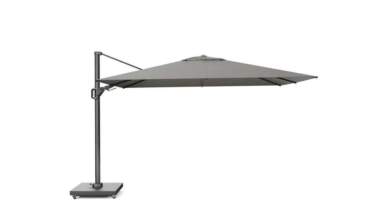 Platinum Challenger T2 premium zweefparasol 260x350 cm manhattan met parasolvoet 120kg en hoes Platinum Challenger T2 premium zweefparasol 260x350 cm manhattan met parasolvoet 120kg en hoes