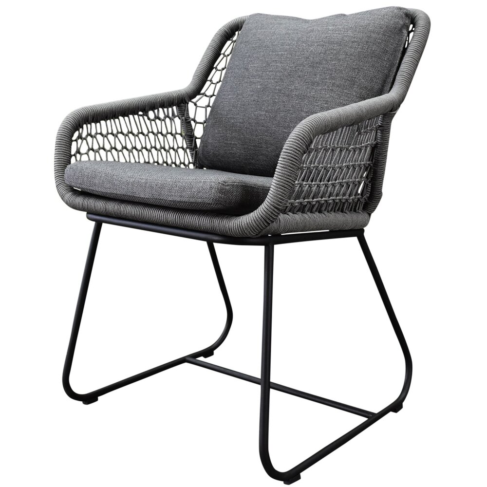 AVH-Collectie Savona dining tuinstoel rope grijs set van 6 AVH-Collectie Savona dining tuinstoel rope grijs set van 6