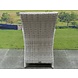 AVH-Collectie Capri dining tuinstoel wit grijs wicker set van 4 AVH-Collectie Capri dining tuinstoel wit grijs wicker set van 4