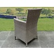 AVH-Collectie Capri dining tuinstoel grijs wicker set van 4 AVH-Collectie Capri dining tuinstoel grijs wicker set van 4