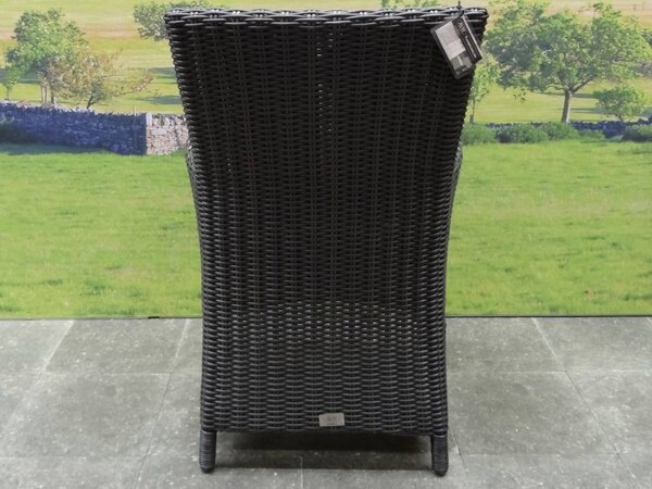 AVH-Collectie Capri dining tuinstoel antraciet set van 4 AVH-Collectie Capri dining tuinstoel antraciet set van 4