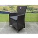 AVH-Collectie Capri dining tuinstoel antraciet set van 4 AVH-Collectie Capri dining tuinstoel antraciet set van 4