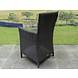 AVH-Collectie Capri dining tuinstoel antraciet set van 4 AVH-Collectie Capri dining tuinstoel antraciet set van 4