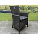 AVH-Collectie Capri dining tuinstoel antraciet set van 4 AVH-Collectie Capri dining tuinstoel antraciet set van 4