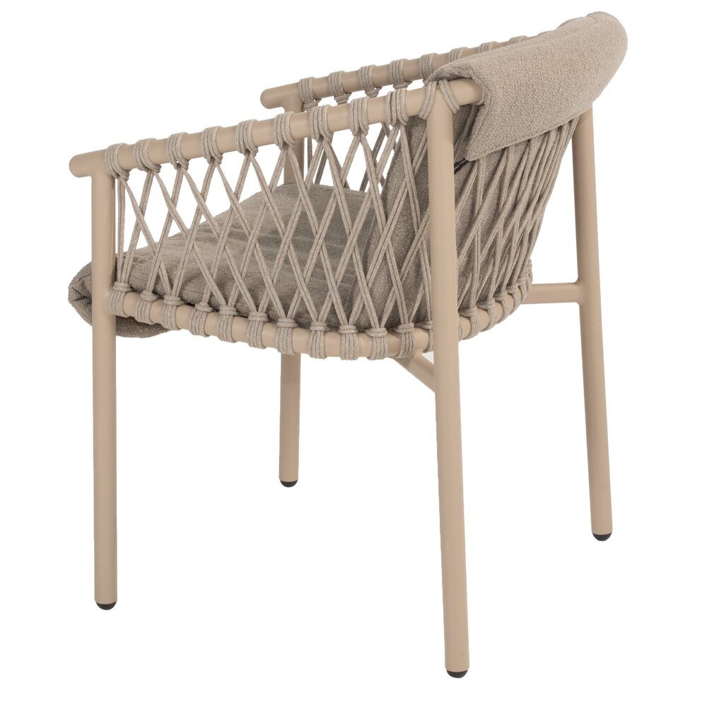 4 Seasons Outdoor Allora dining tuinstoel latte 4 Seasons Outdoor