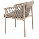 4 Seasons Outdoor Allora dining tuinstoel latte 4 Seasons Outdoor