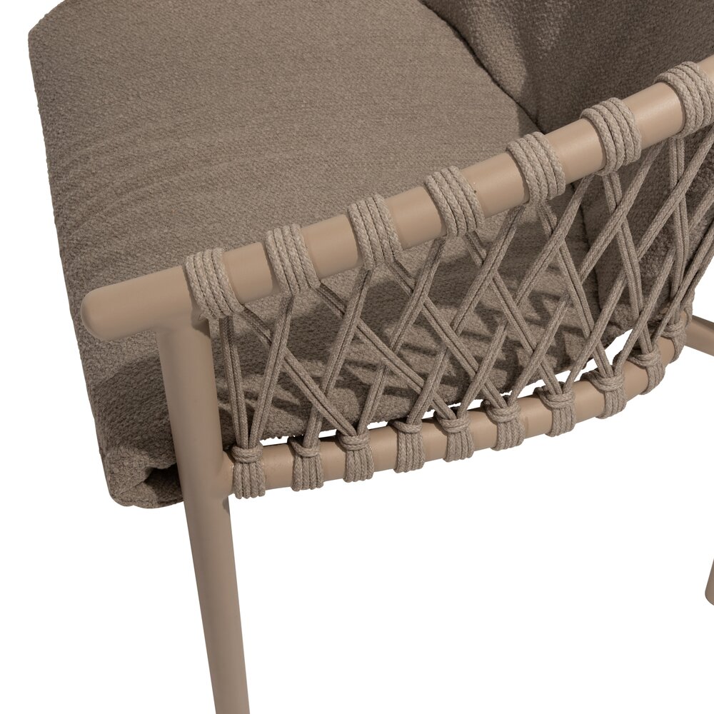 4 Seasons Outdoor Allora dining tuinstoel latte 4 Seasons Outdoor