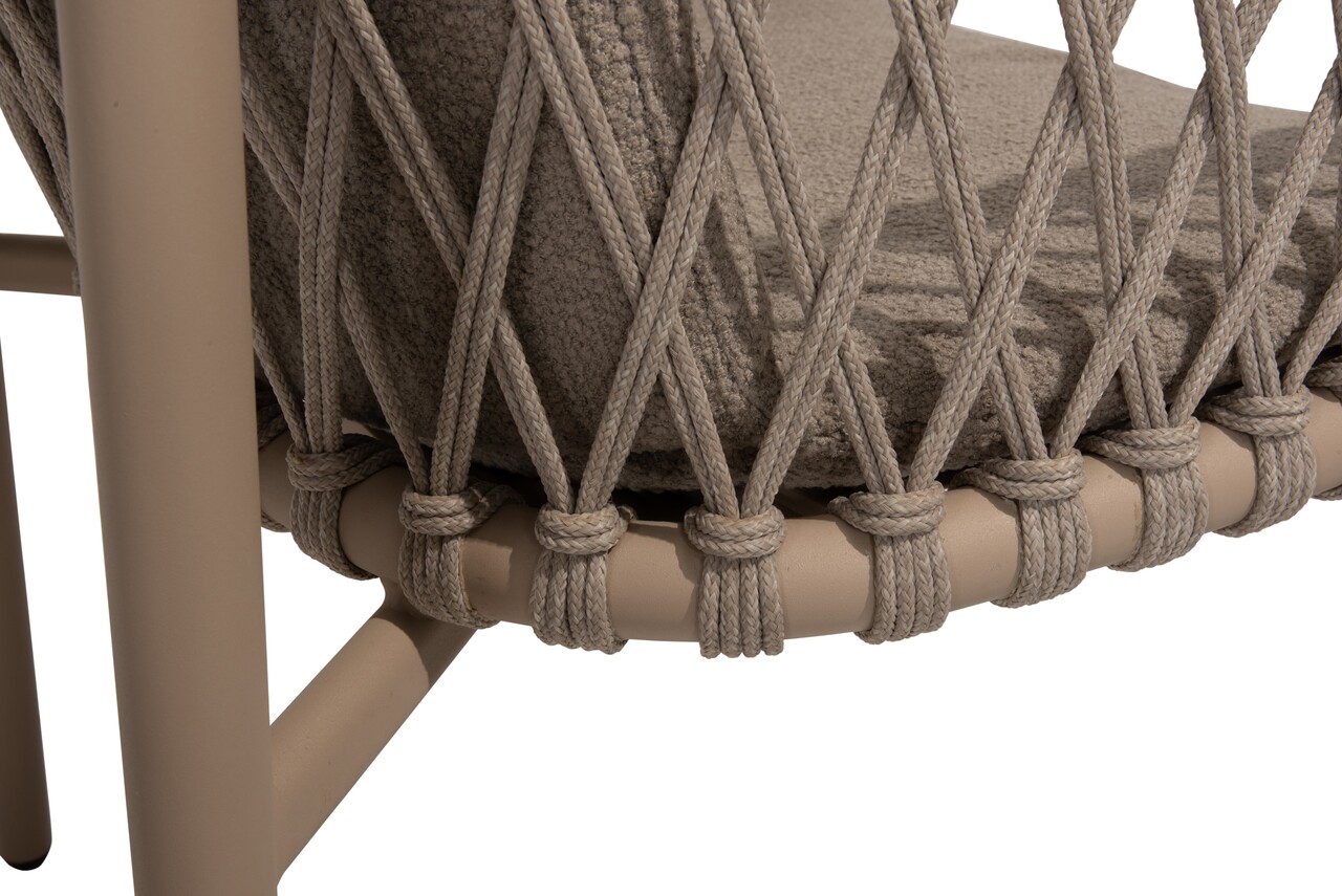 4 Seasons Outdoor Allora dining tuinstoel latte 4 Seasons Outdoor