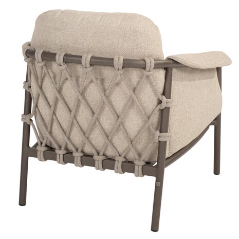 4 Seasons Outdoor Ezra lounge tuinstoel met complete kussenset terre 4 Seasons Outdoor