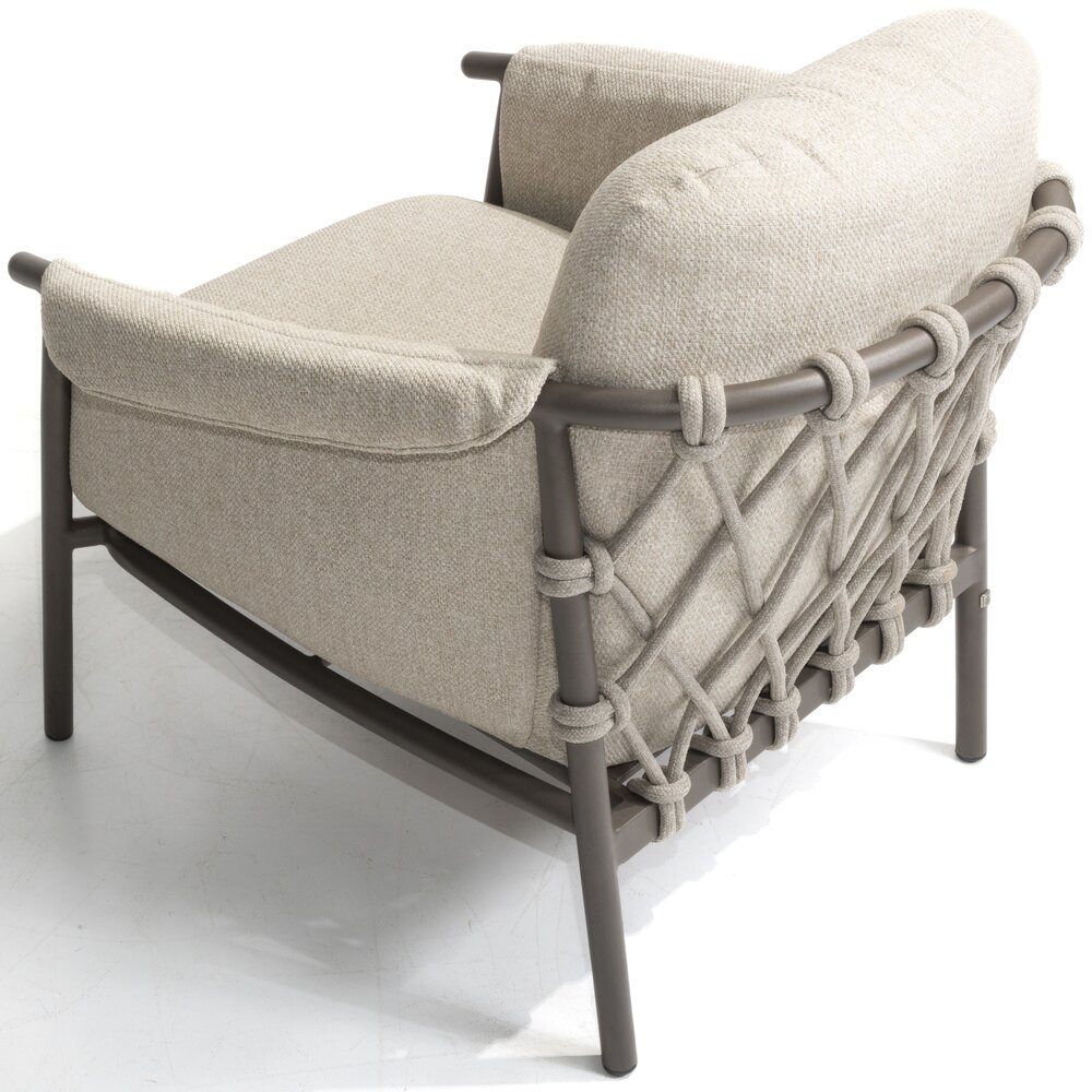 4 Seasons Outdoor Ezra lounge tuinstoel met complete kussenset terre 4 Seasons Outdoor