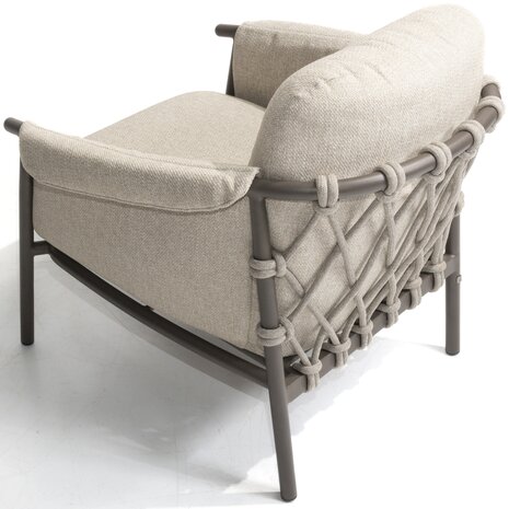 4 Seasons Outdoor Ezra lounge tuinstoel met complete kussenset terre 4 Seasons Outdoor