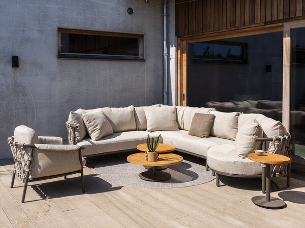 4 Seasons Outdoor Ezra lounge tuinstoel met complete kussenset terre 4 Seasons Outdoor