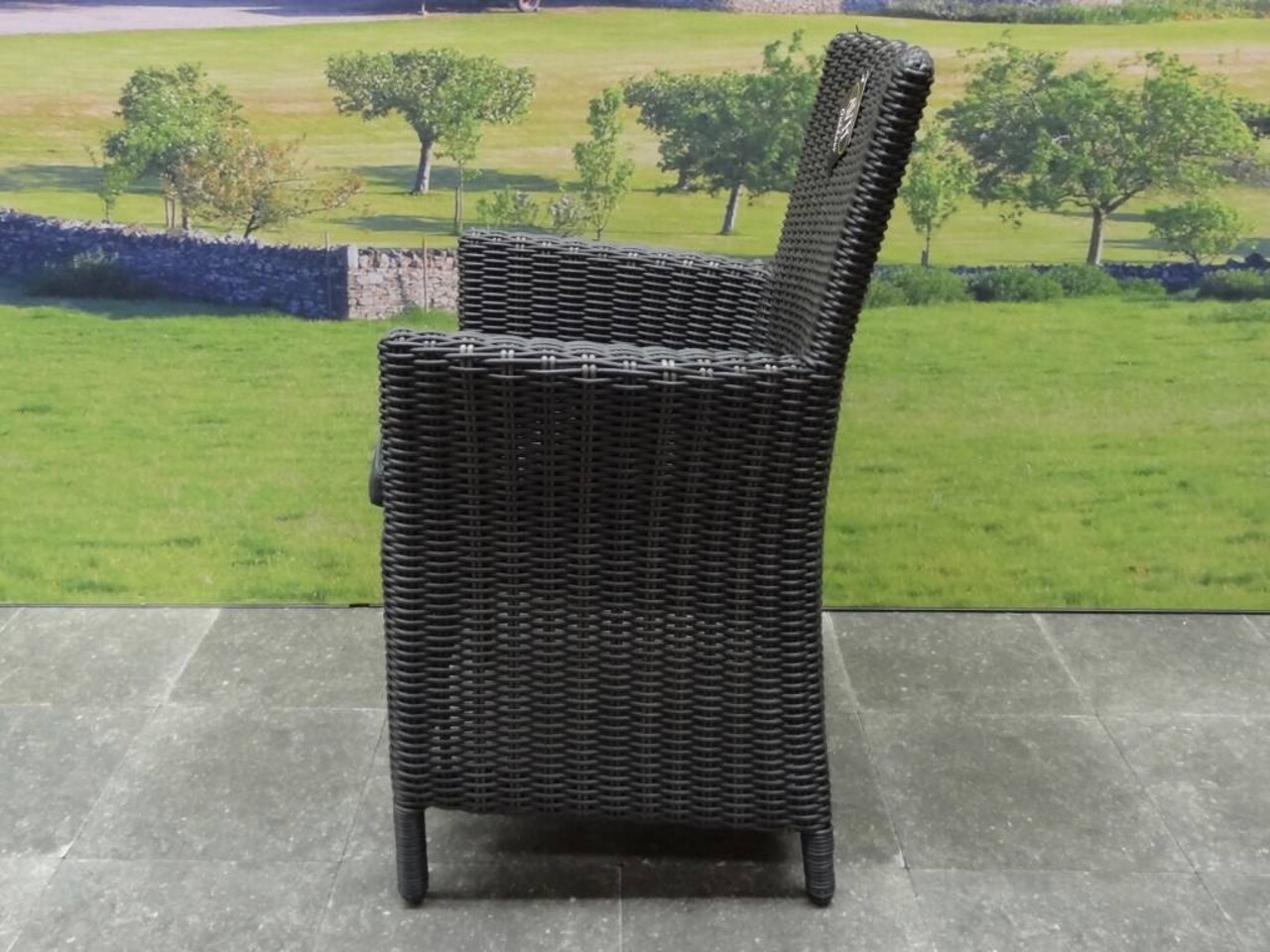 AVH-Collectie Capri dining tuinstoel antraciet set van 6 AVH-Collectie Capri dining tuinstoel antraciet set van 6