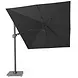 Platinum Challenger T2 premium zweefparasol 350x260 cm faded black met parasolvoet 90kg en hoes Platinum Challenger T2 premium zweefparasol 350x260 cm faded black met parasolvoet 90kg en hoes