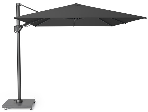 Platinum Challenger T2 premium zweefparasol 350x260 cm faded black met parasolvoet 90kg en hoes Platinum Challenger T2 premium zweefparasol 350x260 cm faded black met parasolvoet 90kg en hoes
