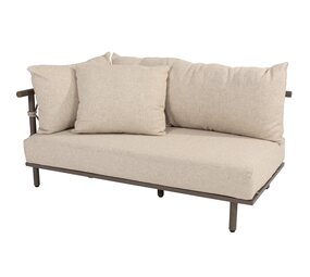 4 Seasons Outdoor Ezra 2-zitsbank rechterarm terre 4 Seasons Outdoor 4 Seasons Outdoor Ezra 2-zitsbank rechterarm terre 4 Seasons Outdoor