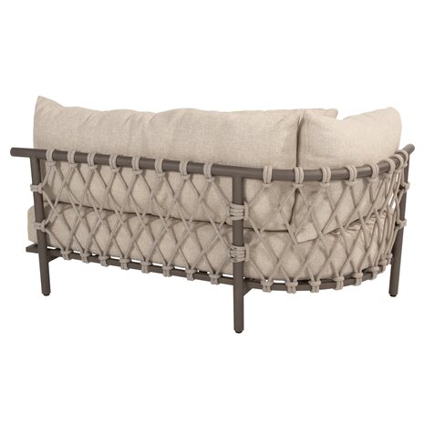 4 Seasons Outdoor Ezra 2-zitsbank rechterarm terre 4 Seasons Outdoor