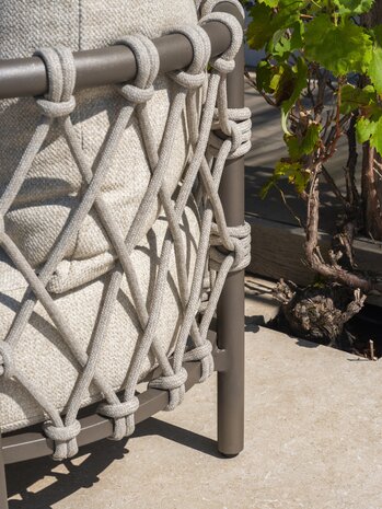 4 Seasons Outdoor Ezra 2-zitsbank rechterarm terre 4 Seasons Outdoor