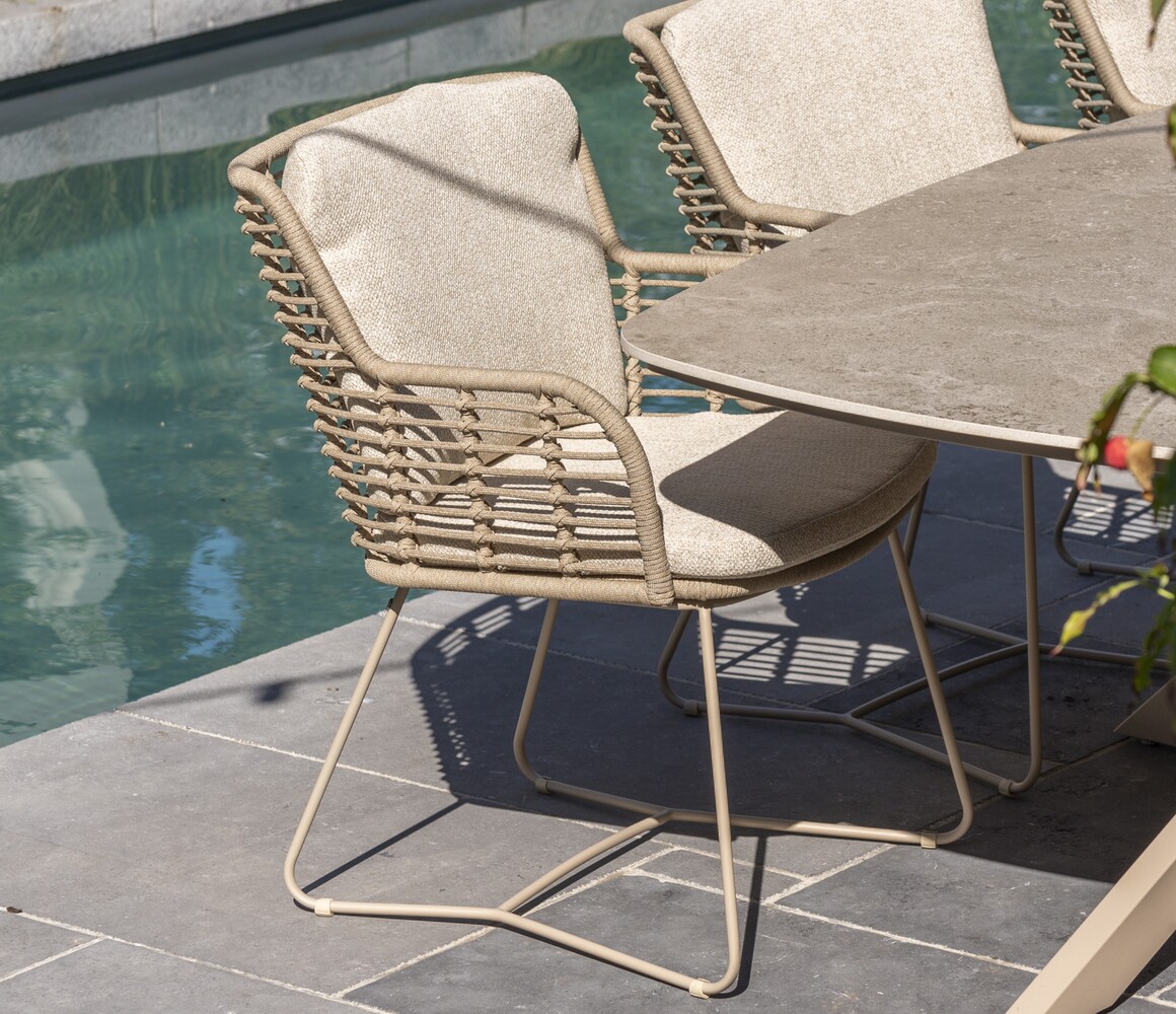 4 Seasons Outdoor Fabrice dining tuinstoel latte 4 Seasons Outdoor 4 Seasons Outdoor Fabrice dining tuinstoel latte 4 Seasons Outdoor