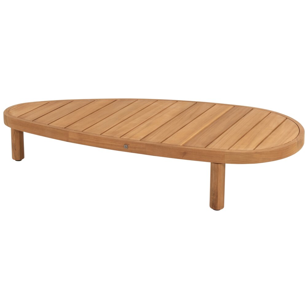 4 Seasons Outdoor Finn lounge tuintafel 125x63x25 cm teak pebble shaped 4 Seasons Outdoor 4 Seasons Outdoor Finn lounge tuintafel 125x63x25 cm teak pebble shaped 4 Seasons Outdoor