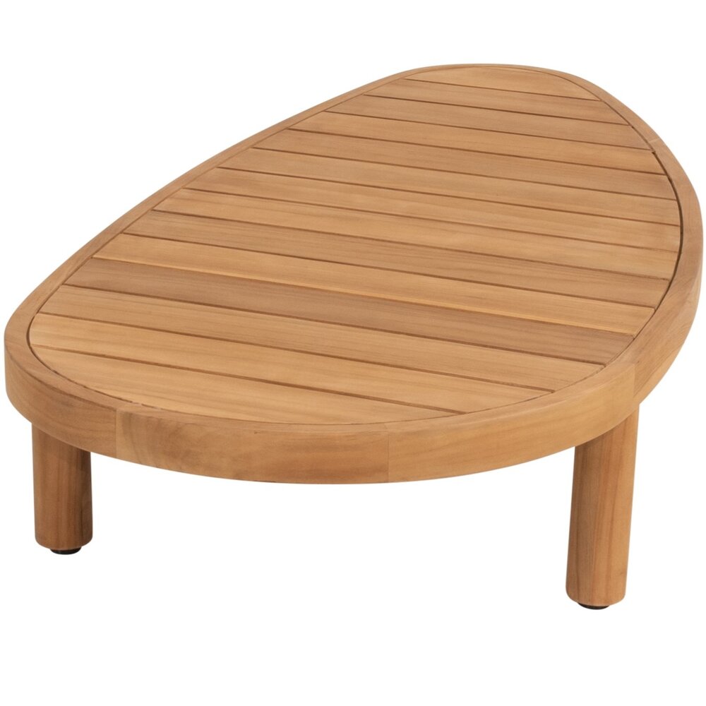 4 Seasons Outdoor Finn lounge tuintafel 125x63x25 cm teak pebble shaped 4 Seasons Outdoor 4 Seasons Outdoor Finn lounge tuintafel 125x63x25 cm teak pebble shaped 4 Seasons Outdoor