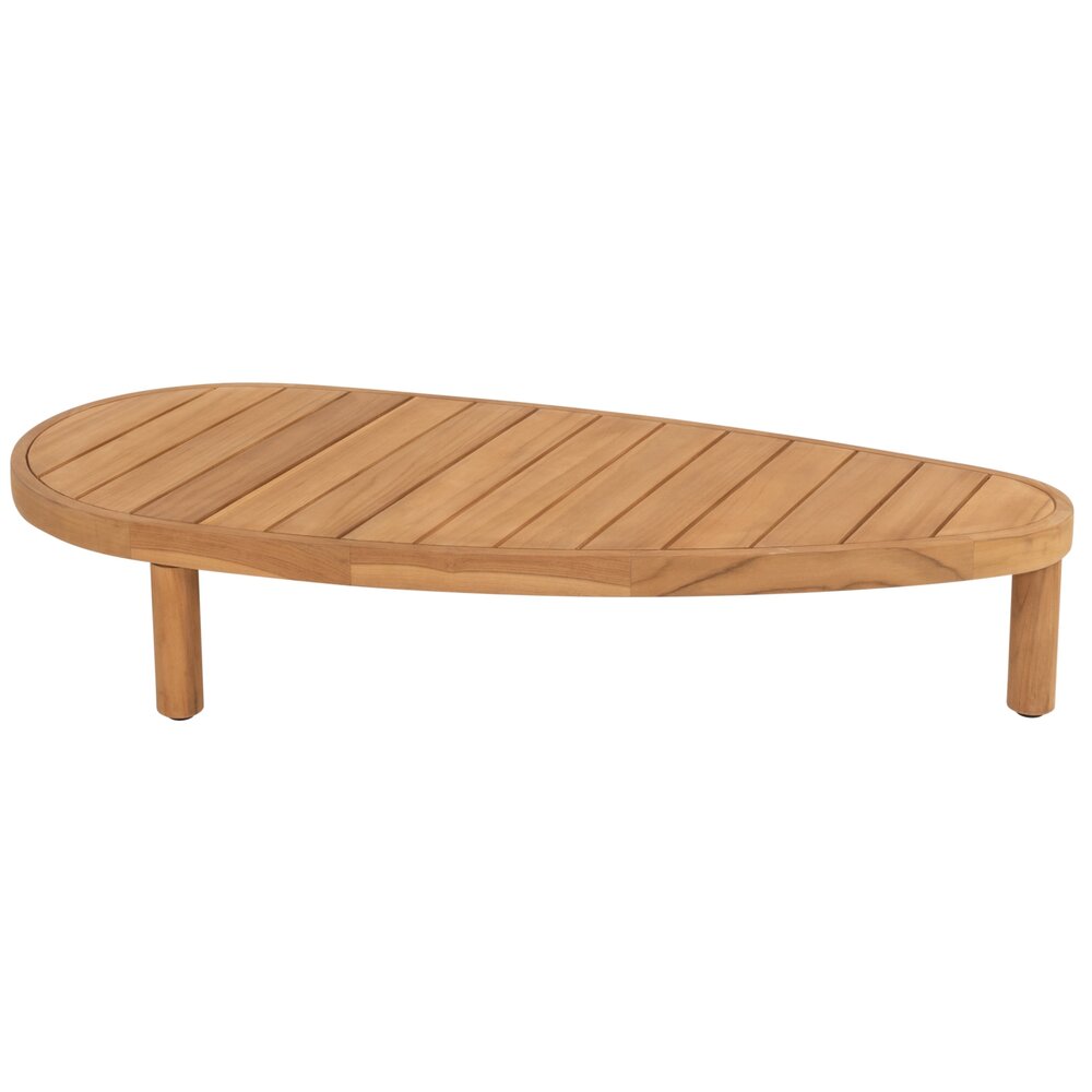 4 Seasons Outdoor Finn lounge tuintafel 125x63x25 cm teak pebble shaped 4 Seasons Outdoor 4 Seasons Outdoor Finn lounge tuintafel 125x63x25 cm teak pebble shaped 4 Seasons Outdoor
