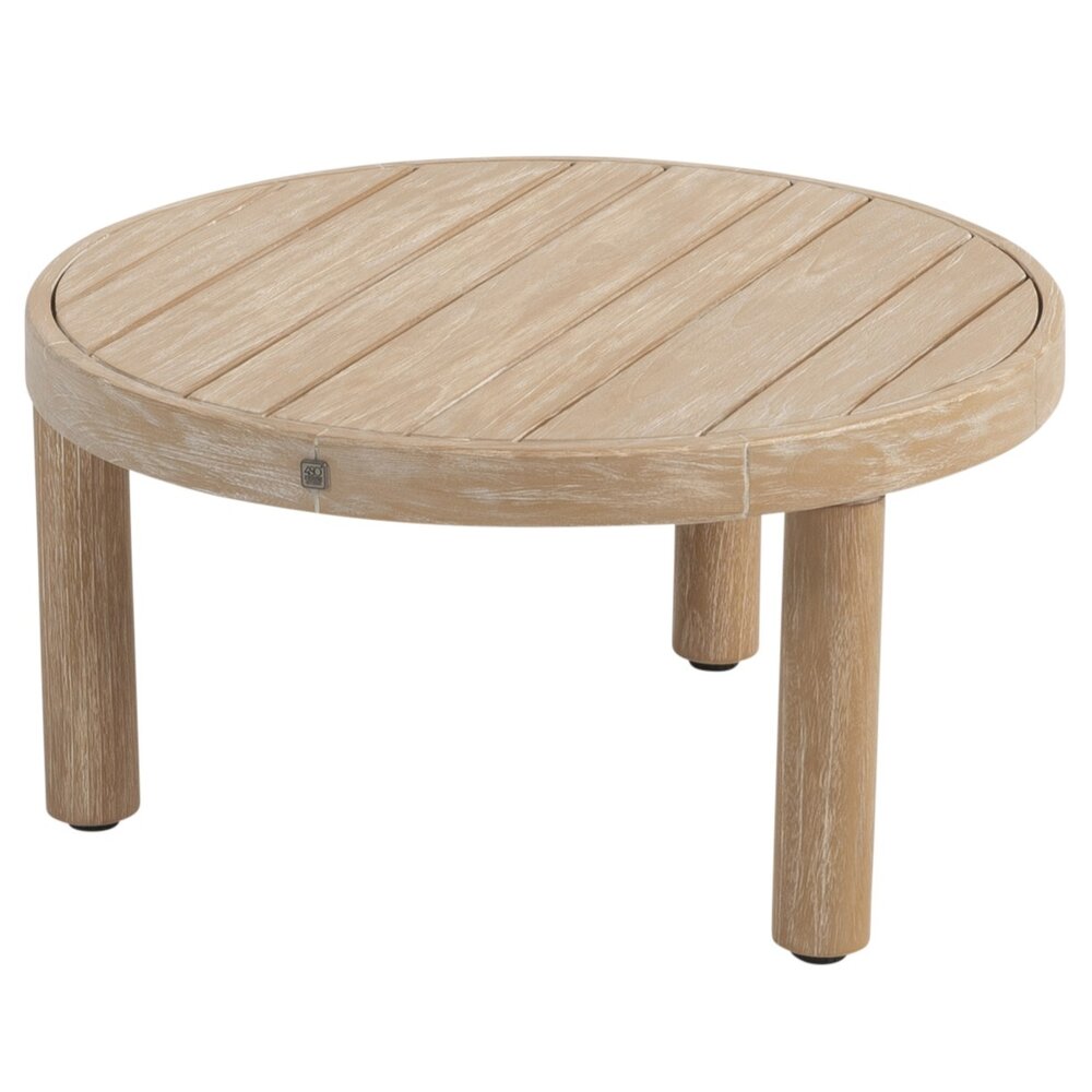 4 Seasons Outdoor Sem lounge tuintafel 60x32 cm rond brushed teak 4 Seasons Outdoor 4 Seasons Outdoor Sem lounge tuintafel 60x32 cm rond brushed teak 4 Seasons Outdoor
