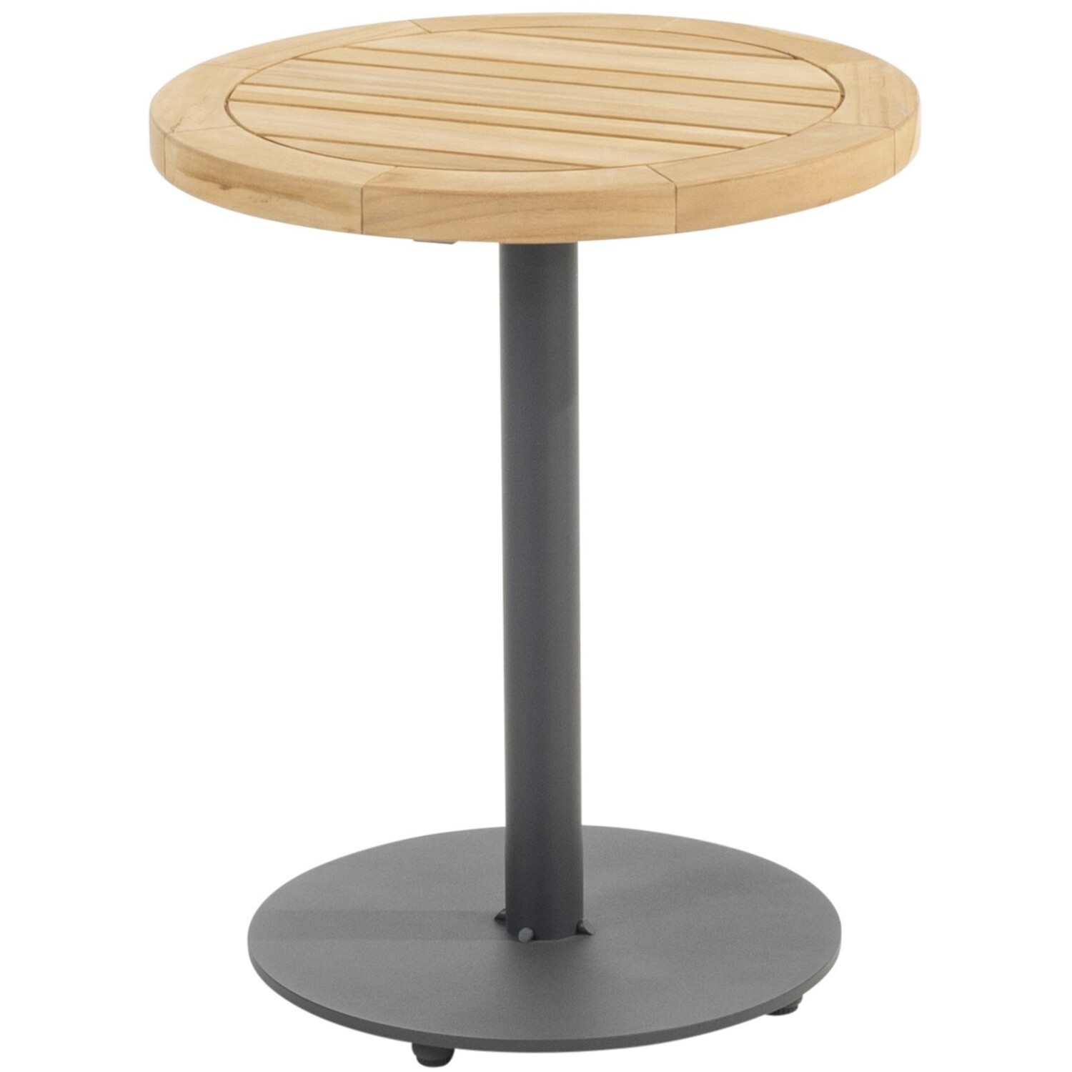 Pablo bijzettafel | 40 cm rond teakhout