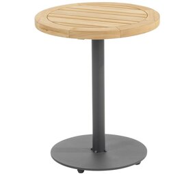 4 Seasons Outdoor Volta bijzettafel met middenpoot 45xH55 cm aluminium antraciet 4 Seasons Outdoor 4 Seasons Outdoor Volta bijzettafel met middenpoot 45xH55 cm aluminium antraciet 4 Seasons Outdoor