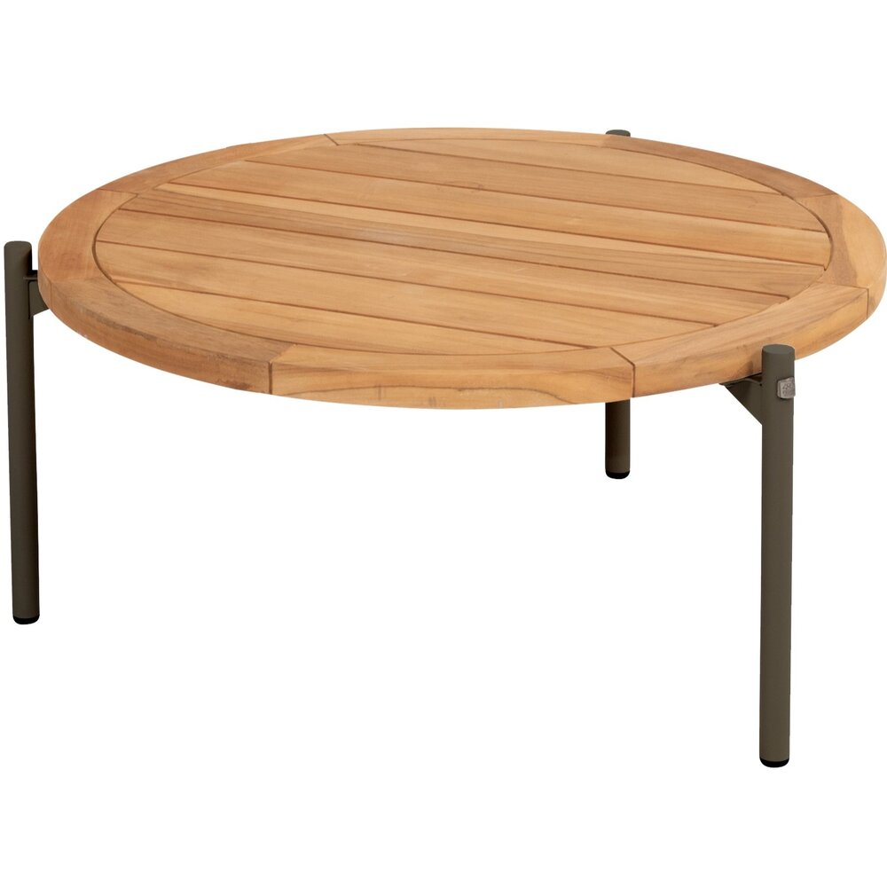 4 Seasons Outdoor Yoga lounge tuintafel 73xH35 cm aluminium terre 4 Seasons Outdoor