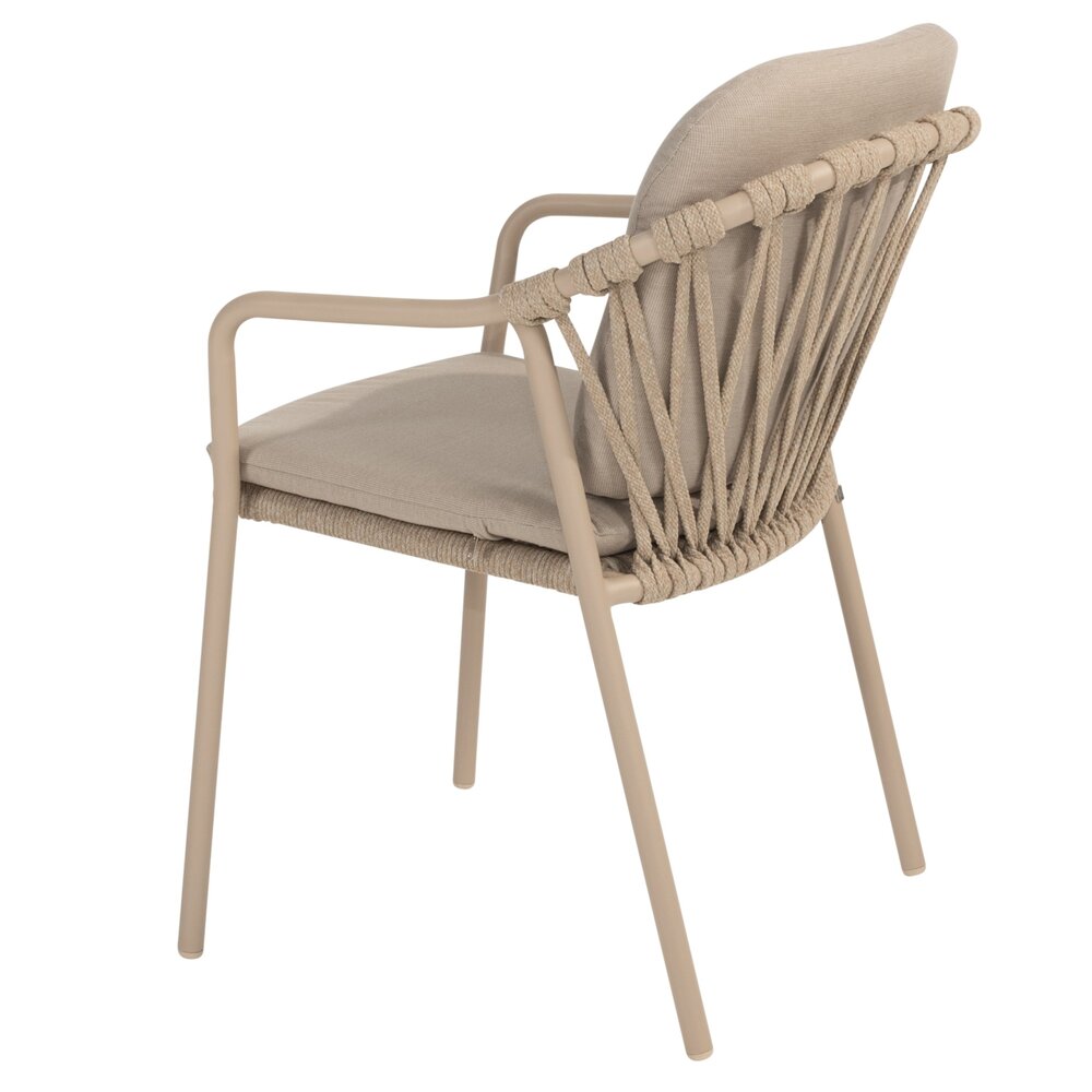 Taste 4SO Manitoba stapelbare tuinstoel latte Taste 4SO Taste 4SO Manitoba stapelbare tuinstoel latte Taste 4SO