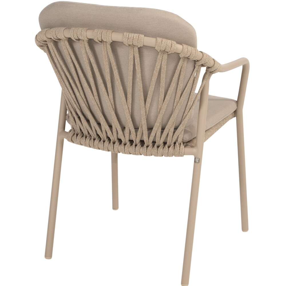 Taste 4SO Manitoba stapelbare tuinstoel latte Taste 4SO Taste 4SO Manitoba stapelbare tuinstoel latte Taste 4SO