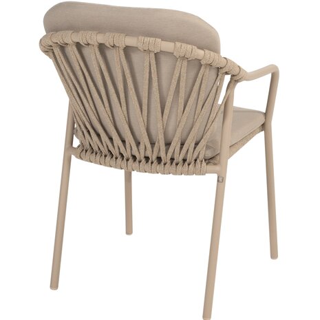 Taste 4SO Manitoba stapelbare tuinstoel latte Taste 4SO Taste 4SO Manitoba stapelbare tuinstoel latte Taste 4SO