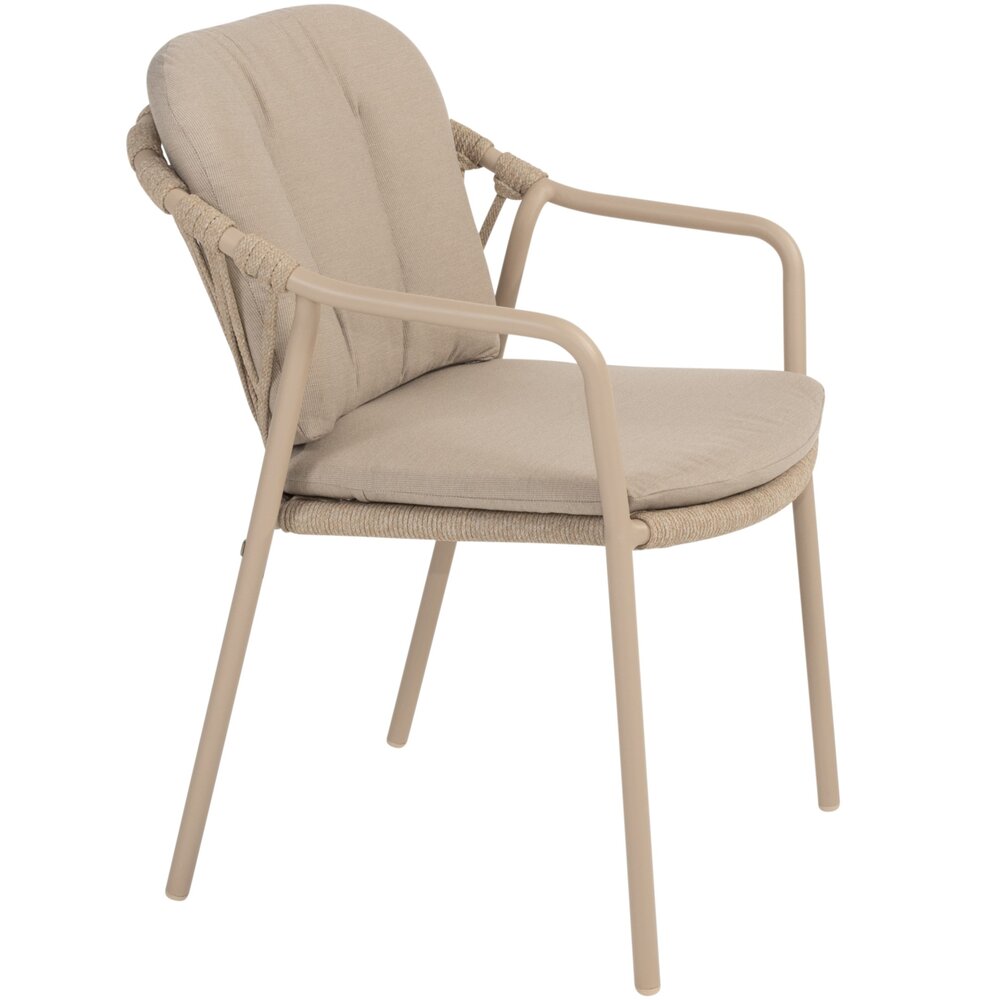 Taste 4SO Manitoba stapelbare tuinstoel latte Taste 4SO Taste 4SO Manitoba stapelbare tuinstoel latte Taste 4SO