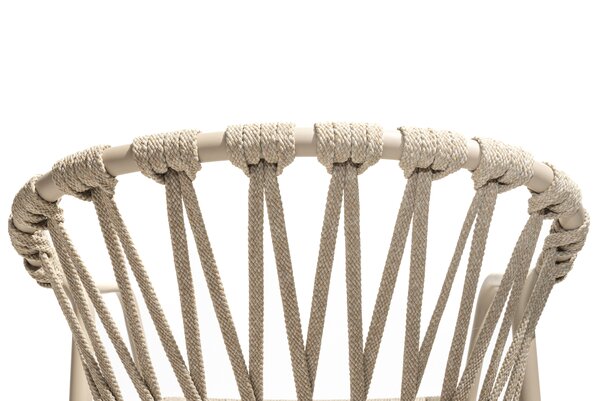 Taste 4SO Manitoba stapelbare tuinstoel latte Taste 4SO Taste 4SO Manitoba stapelbare tuinstoel latte Taste 4SO