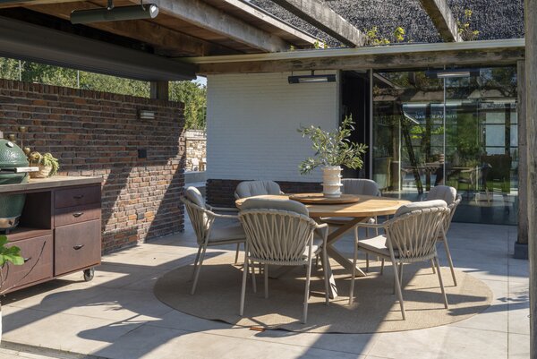 Taste 4SO Manitoba stapelbare tuinstoel latte Taste 4SO Taste 4SO Manitoba stapelbare tuinstoel latte Taste 4SO